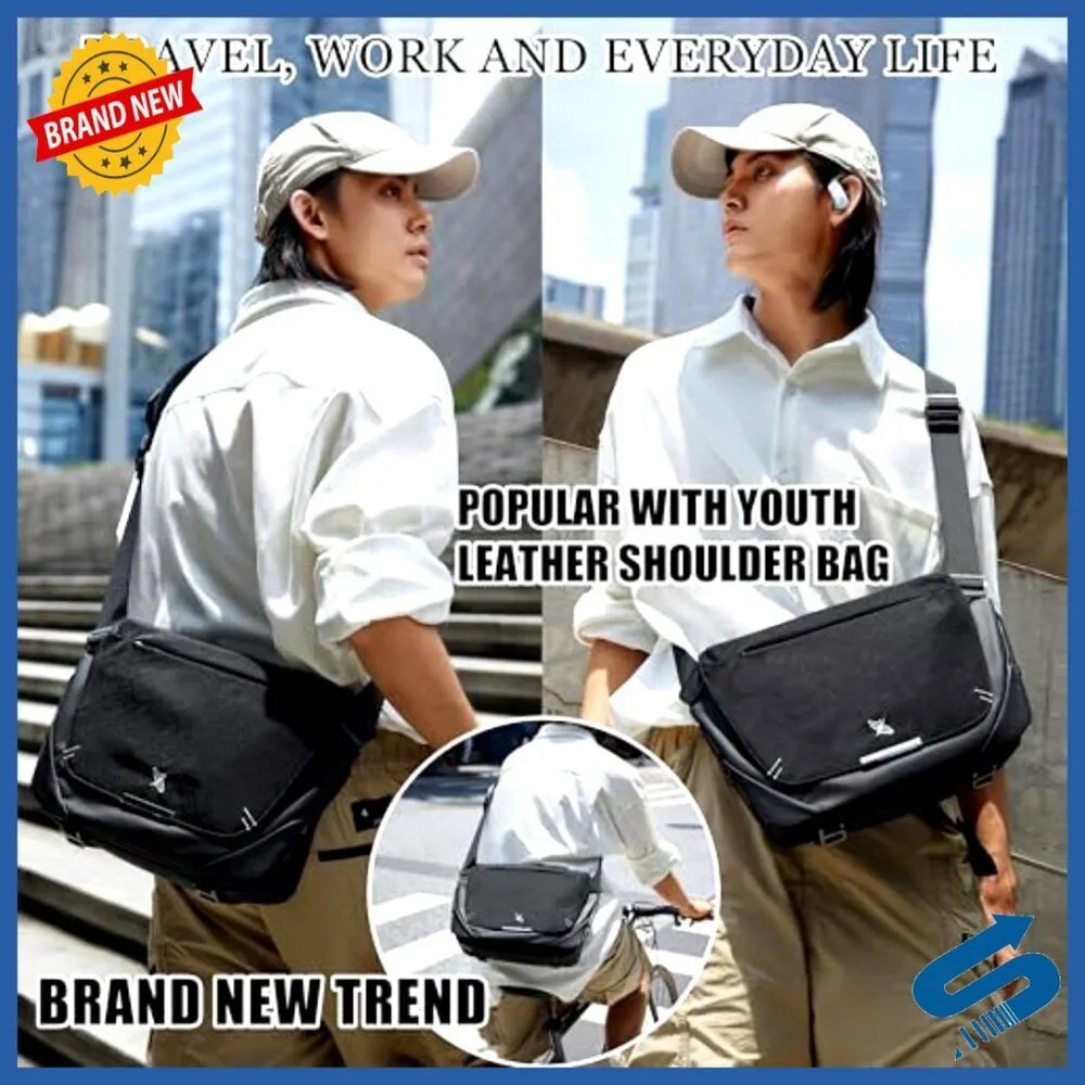 Waterproof Messenger Bag Fits 12